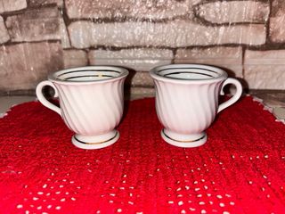 Set Limoges vassoio + 2 tazzine vintage
