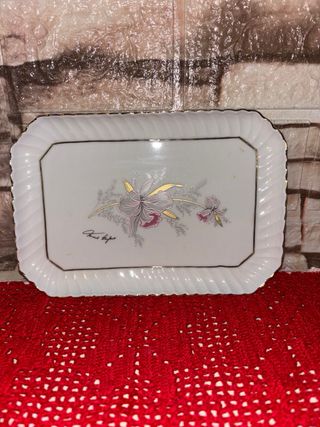 Set Limoges vassoio + 2 tazzine vintage