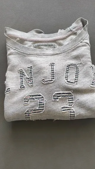 Jersey Stradivarius Gris Talla S