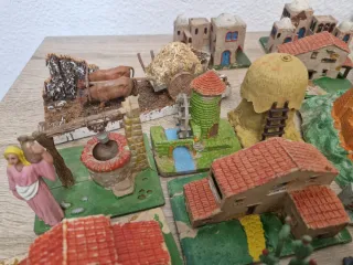 Lote Belén Figuras Casas Escena Pech