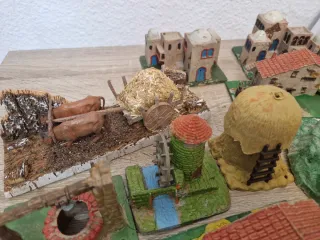 Lote Belén Figuras Casas Escena Pech