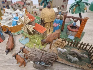 Lote Belén Figuras Casas Escena Pech