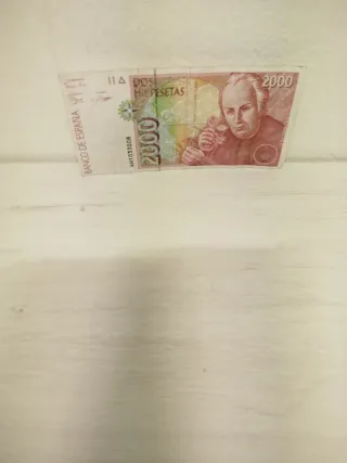 Billete 2000 Pesetas Banco de España
