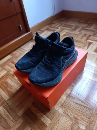 Zapatillas Nike React Infinity Flyknit Negras