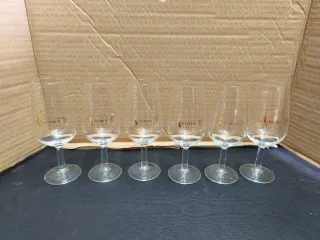 Lote 6 copas catavinos antiguas caja san Fernando