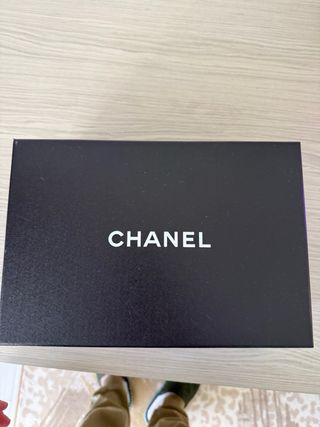 Bailarinas Chanel Azul y Dorado Talla 38