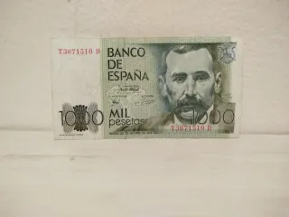 Billete 1000 pesetas Banco de España 1979
