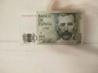 Billete 1000 pesetas Banco de España 1979