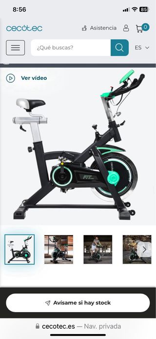 Bicicleta Spinning Cecotec Fit Extreme 25