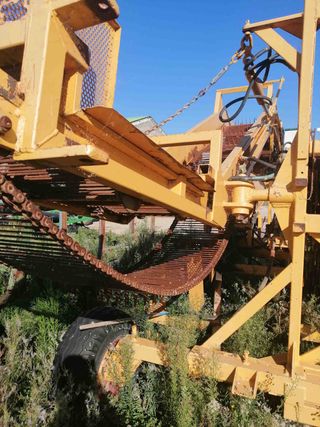 Cosechadora de fresas.