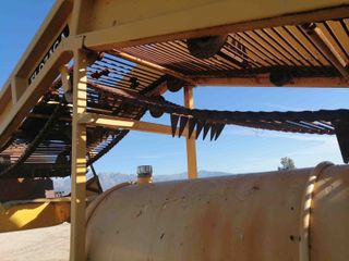 Cosechadora de fresas.