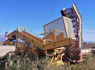 Cosechadora de fresas.