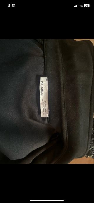 Chaqueta cuadros Pull and Bear mujer