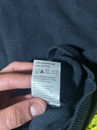 Fynch-Hatton Gilet Cotone Blu XXL