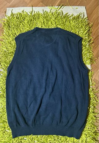 Fynch-Hatton Gilet Cotone Blu XXL