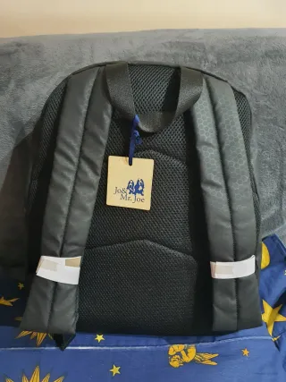 Mochila Jo & Mr. Joe Negra Nueva