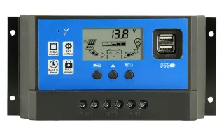 Kit  solar {panel solar GRANDE y controlador)