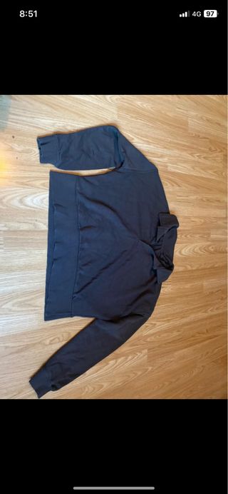 Sudadera corta Lefties mujer