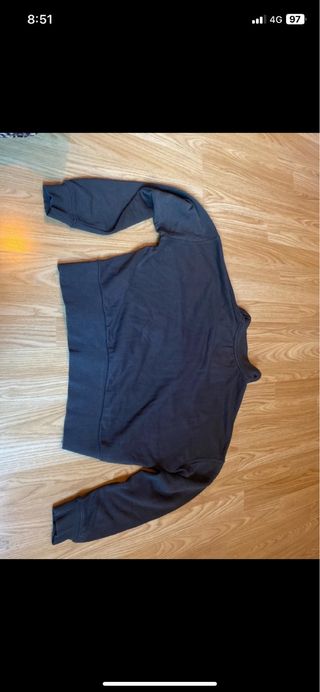 Sudadera corta Lefties mujer