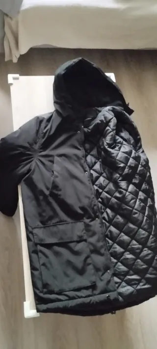 Cazadora negra hombre