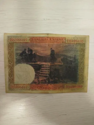 Billete 100 Pesetas Banco de España