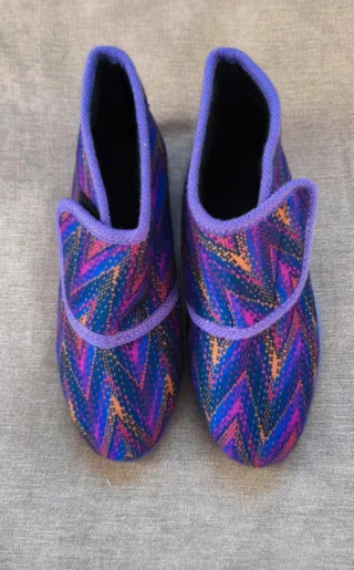 Zapatillas multicolor con velcro