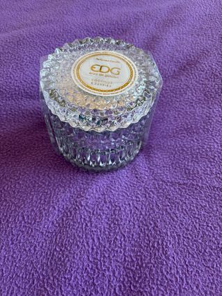 Candela profumata EDG portacandela vetro