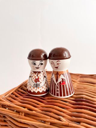 Coppia Sale e Pepe Ceramica Lei Lui