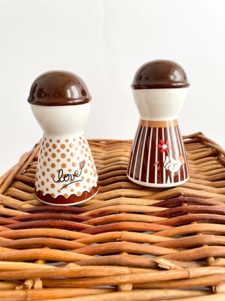 Coppia Sale e Pepe Ceramica Lei Lui