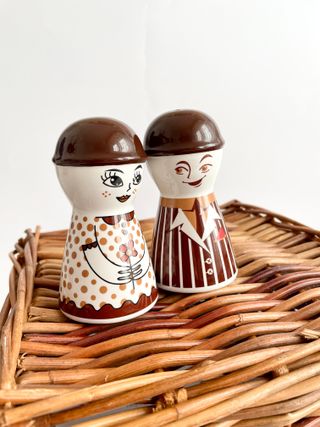 Coppia Sale e Pepe Ceramica Lei Lui