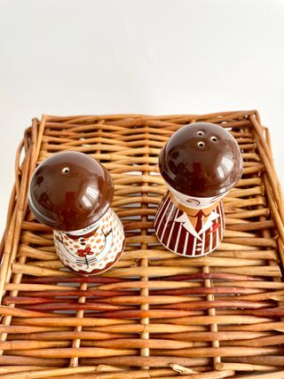 Coppia Sale e Pepe Ceramica Lei Lui