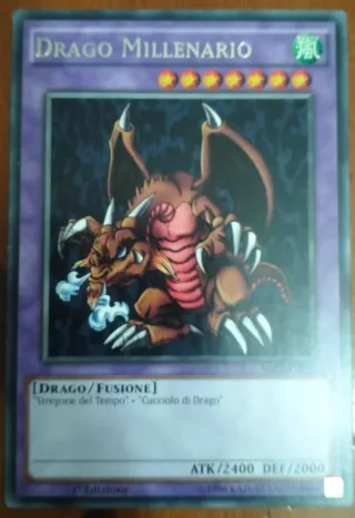 Drago Millenario Yu-Gi-Oh! Carta FUSIONE