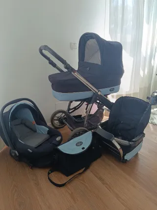 Carrito Bebé 3 Piezas + Accesorios
