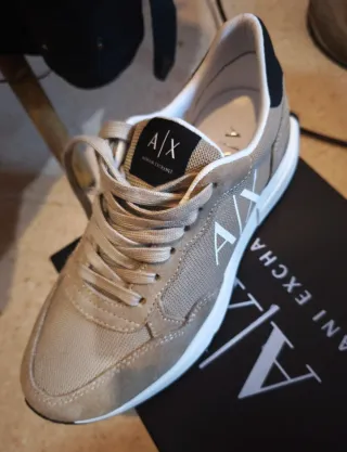 Zapatillas Armani Exchange Beige/Blanco