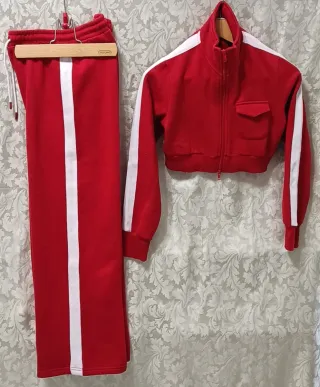 Tuta Talco donna rossa taglia unica