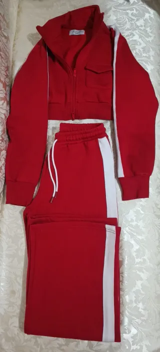 Tuta Talco donna rossa taglia unica