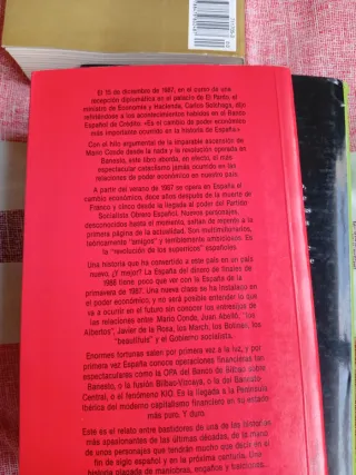 3 libros Mario conde