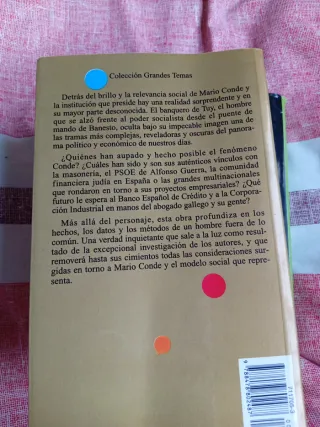 3 libros Mario conde