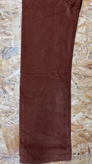 Pantalones Levi's Ribcage Straight Ankle Marrones