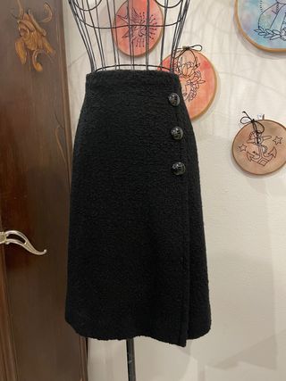 FALDA VINTAGE DE INVIERNO ( ver medidas)