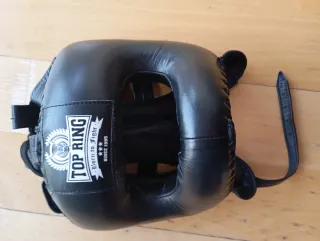 Casco Boxeo Top Ring Talla M Negro
