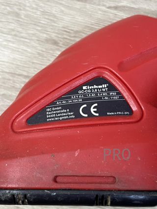 Tijeras inalámbricas Einhell GC-CG 3.6/70 Li WT