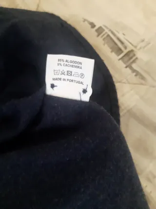 Camisa azul de manga larga