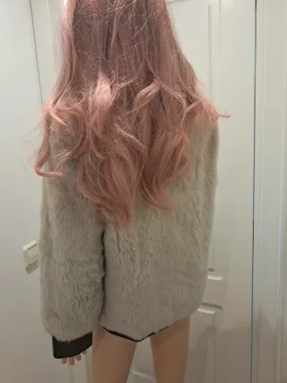 Chaqueta pelo y cuero sintético Super calentita