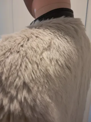 Chaqueta pelo y cuero sintético Super calentita