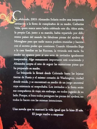 Vendo lote de 2 libros: el ocho y el fuego