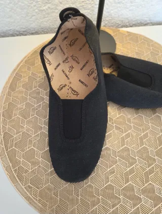 Zapatillas Victoria Lona Negras Talla 39