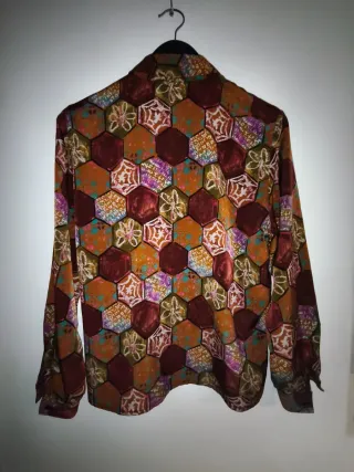 Camisa Vintage Burberrys Multicolor Talla M