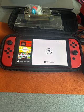Nintendo Switch OLED Edición Mario Roja