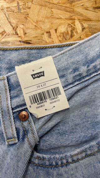 Levi's Ribcage Straight Ankle Jeans Azules